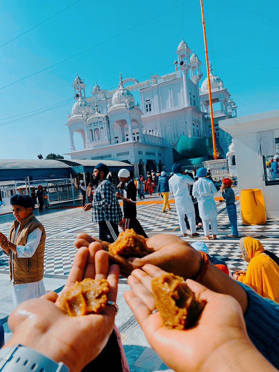 Karah Prasad served in a gurdwara